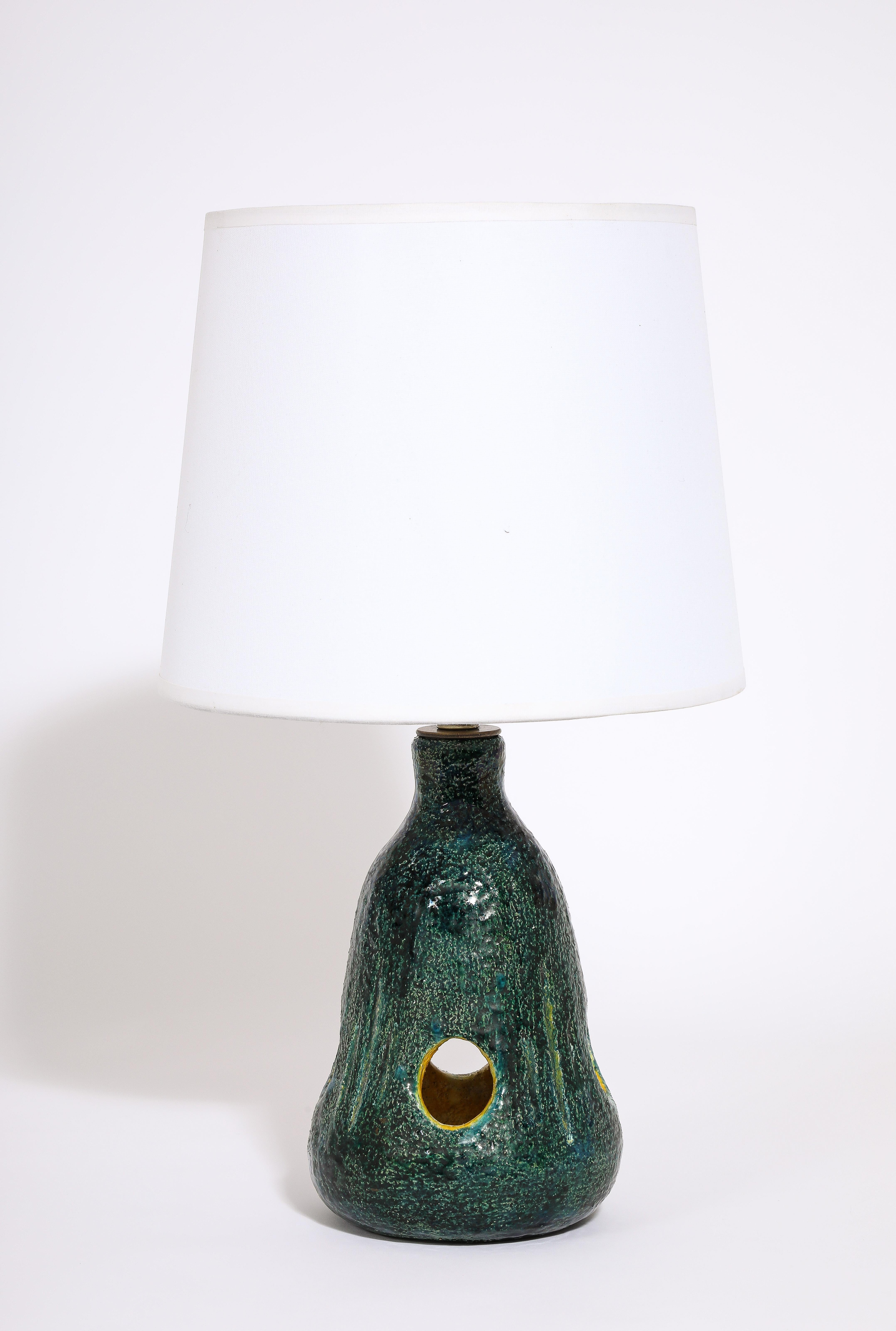 Mid-Century moderno Lampada da tavolo Greene & Greene, Vallauris, Francia, anni '60 in vendita