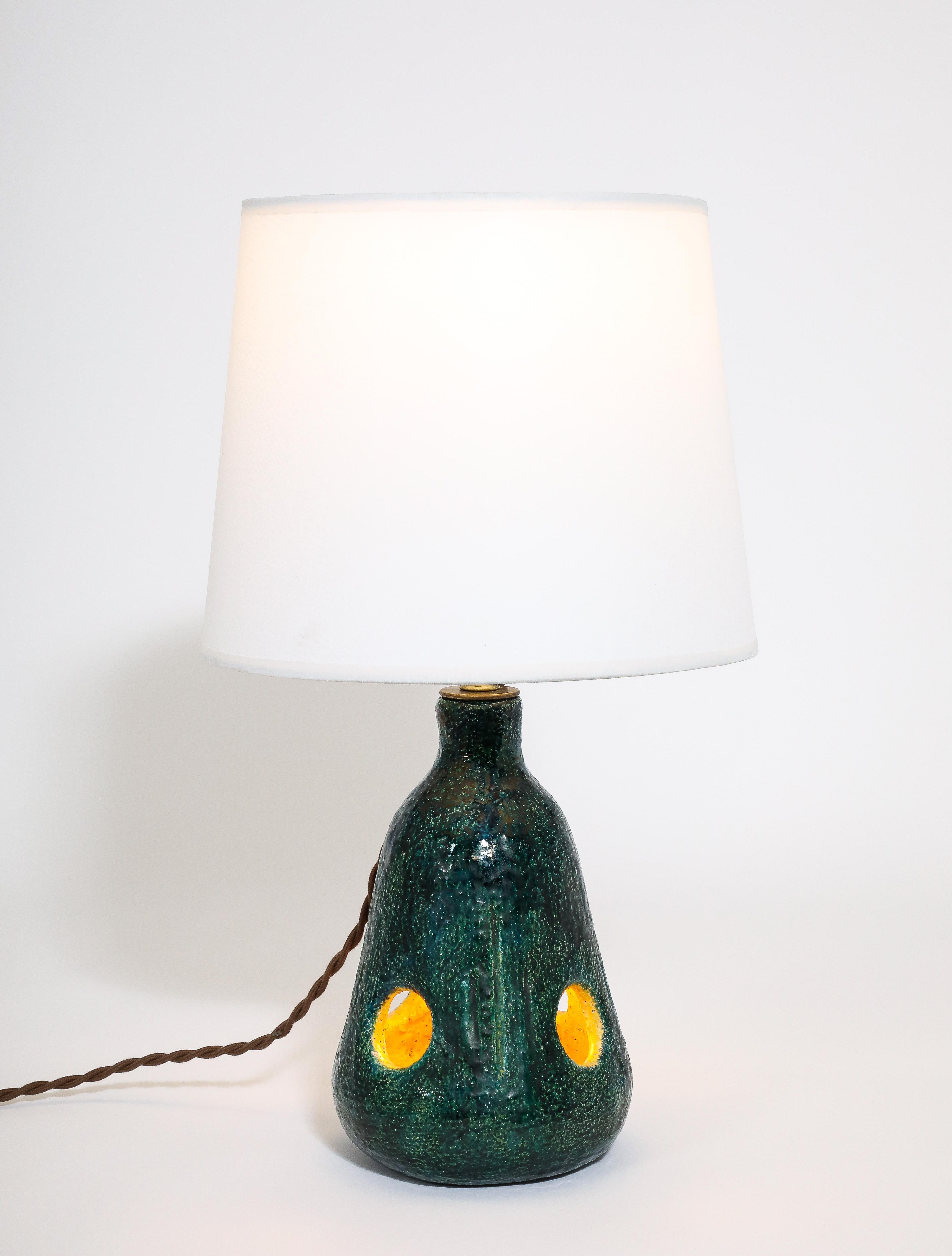 Ottone Lampada da tavolo Greene & Greene, Vallauris, Francia, anni '60 in vendita