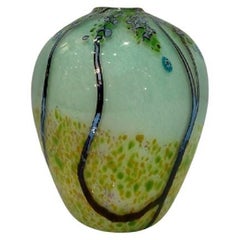 Vase en verre vintage Greene & Greene Studio A