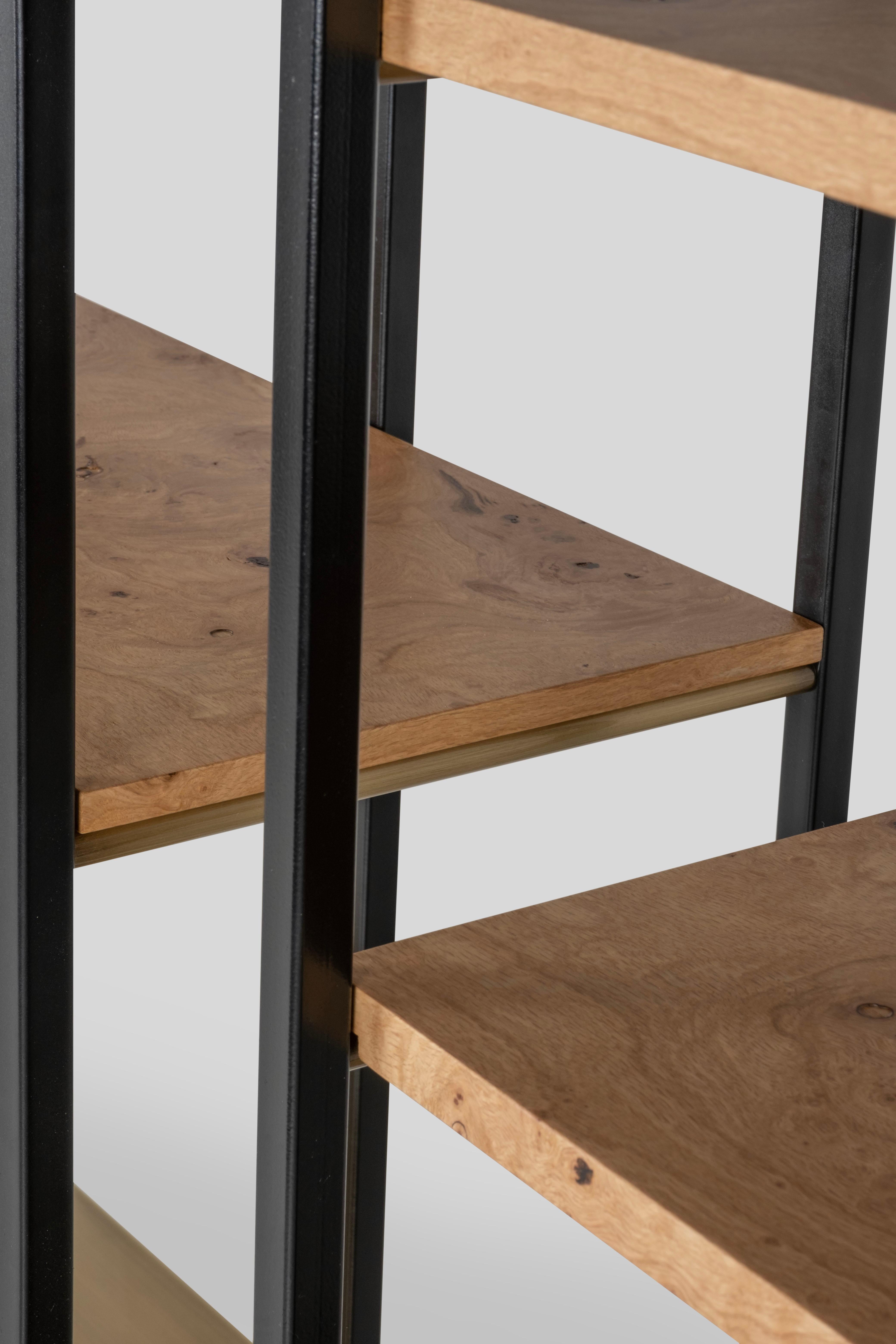 XXI secolo e contemporaneo Librerie moderne Lage Set/2, radice di Oak Oak, fatte a mano in Portogallo da Greenapple in vendita