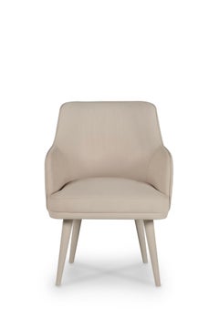 Modern Margot Leather Dining Chairs, Handmade in Portugal by Greenapple