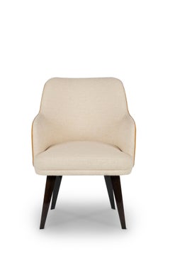 Modern Margot Leather Dining Chairs, Camel, Handmade in Portugal by Greenapple