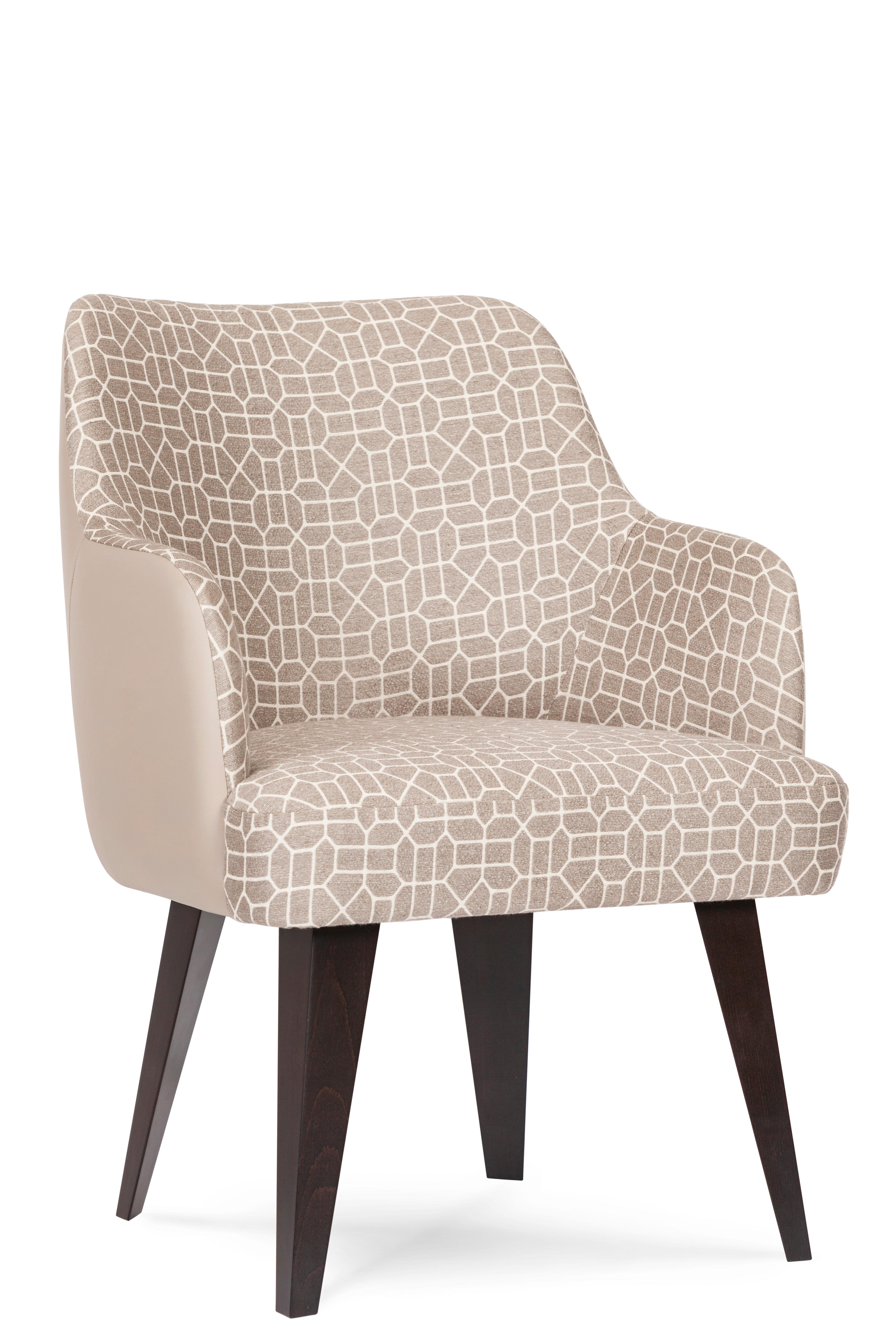 Fait main Ensemble de chaises de salle à manger modernes en cuir Margot/6, fabriquées à la main au Portugal par Greenapple en vente