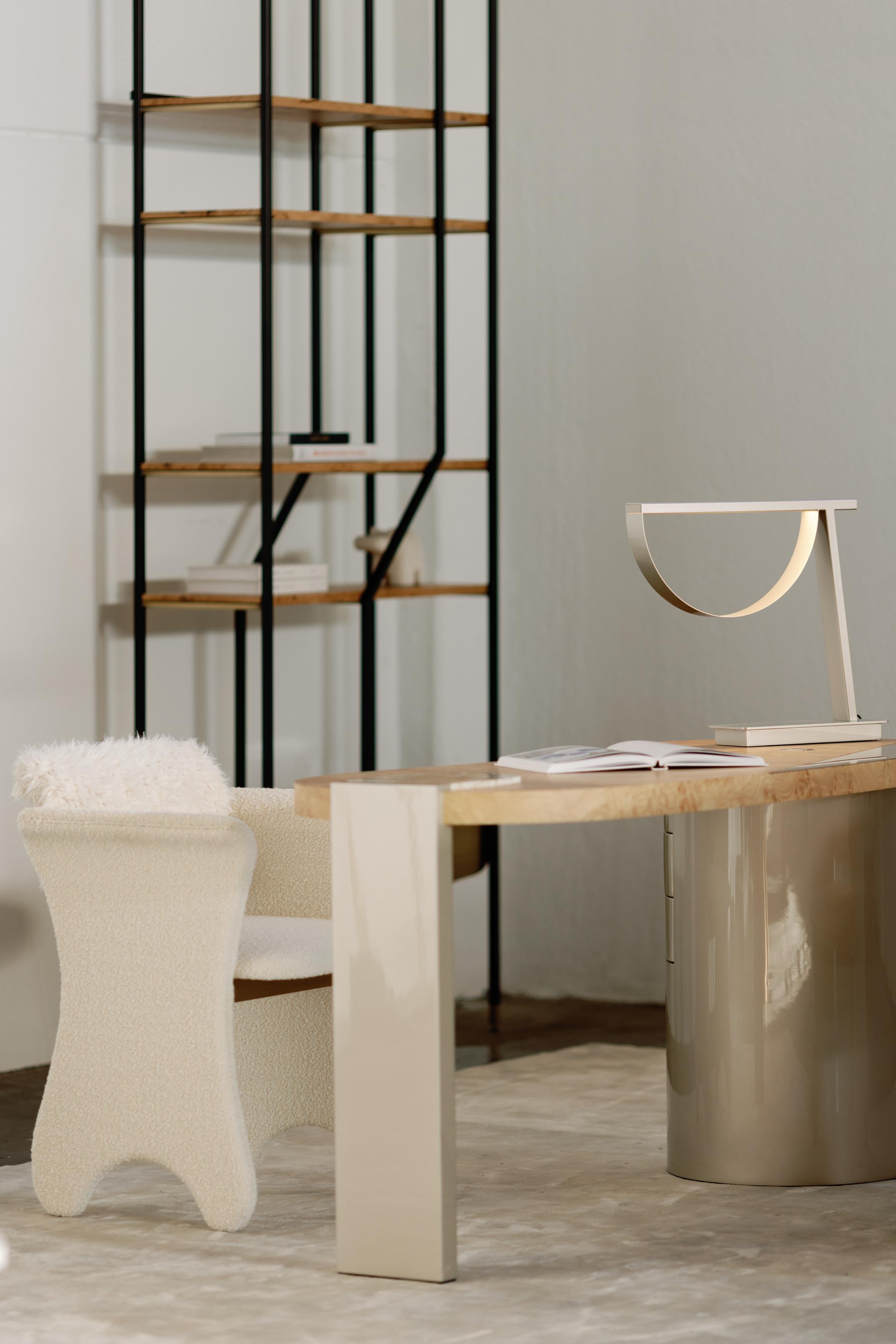 Moderne The Modernity Timeless Office Chair, Bouclé Faux Fur, Handmade Portugal by Greenapple en vente