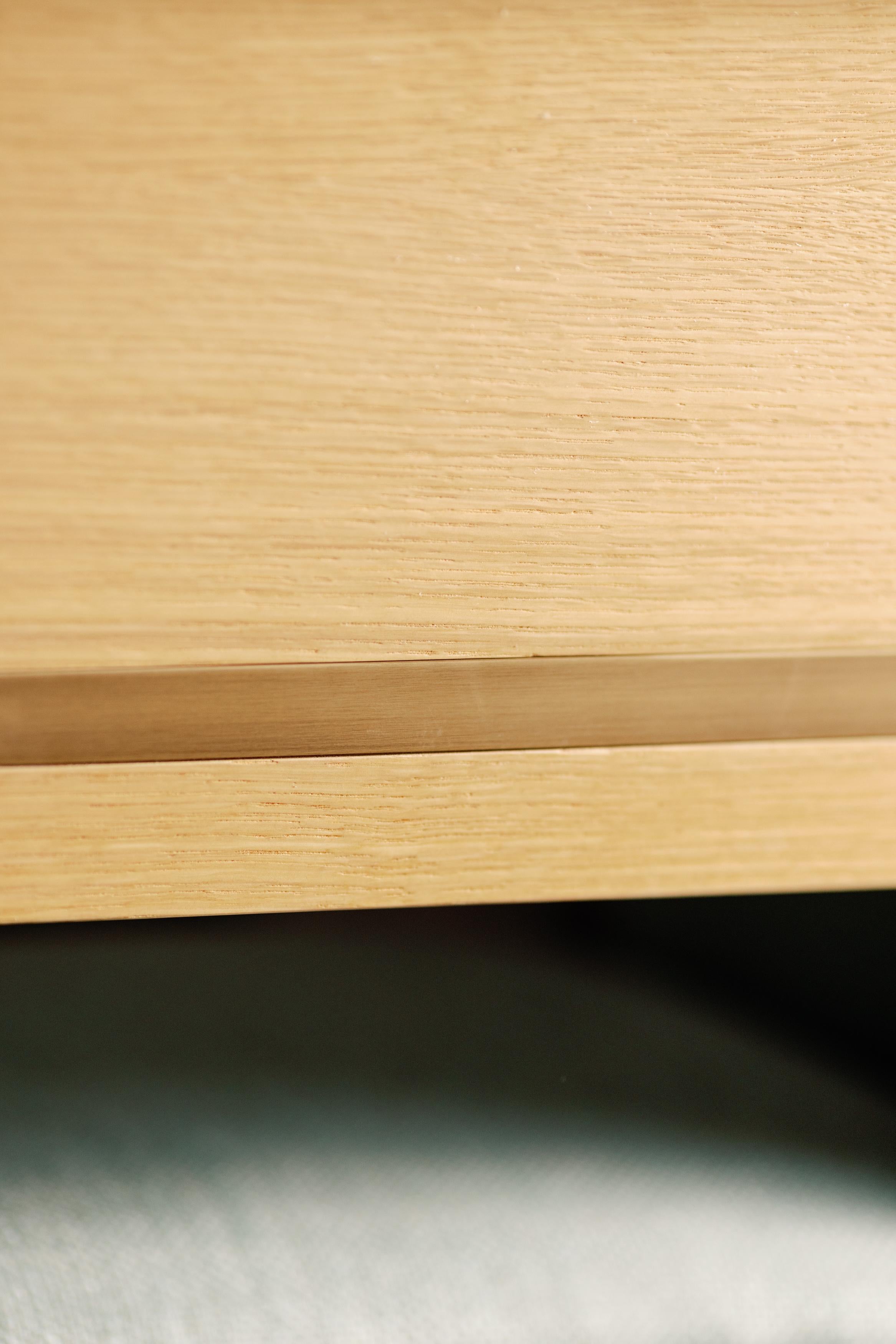 Chaises de bureau intemporelles modernes du milieu du siècle, en coton et lin, faites à la main par Greenapple en vente 2