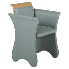 Greenapple Chair, Timeless Chair, Green Cotton-Linen & Oak, Handmade in Portugal