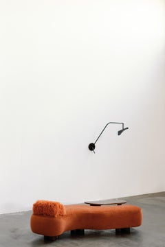 Minho Daybed by Rute Martins for Greenapple, Cinnamon Wool and Pumpkin Faux Fur
