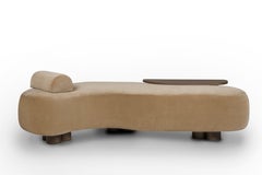 Modern Minho Chaise Longue, DEDAR Velvet, Handmade in Portugal by Greenapple