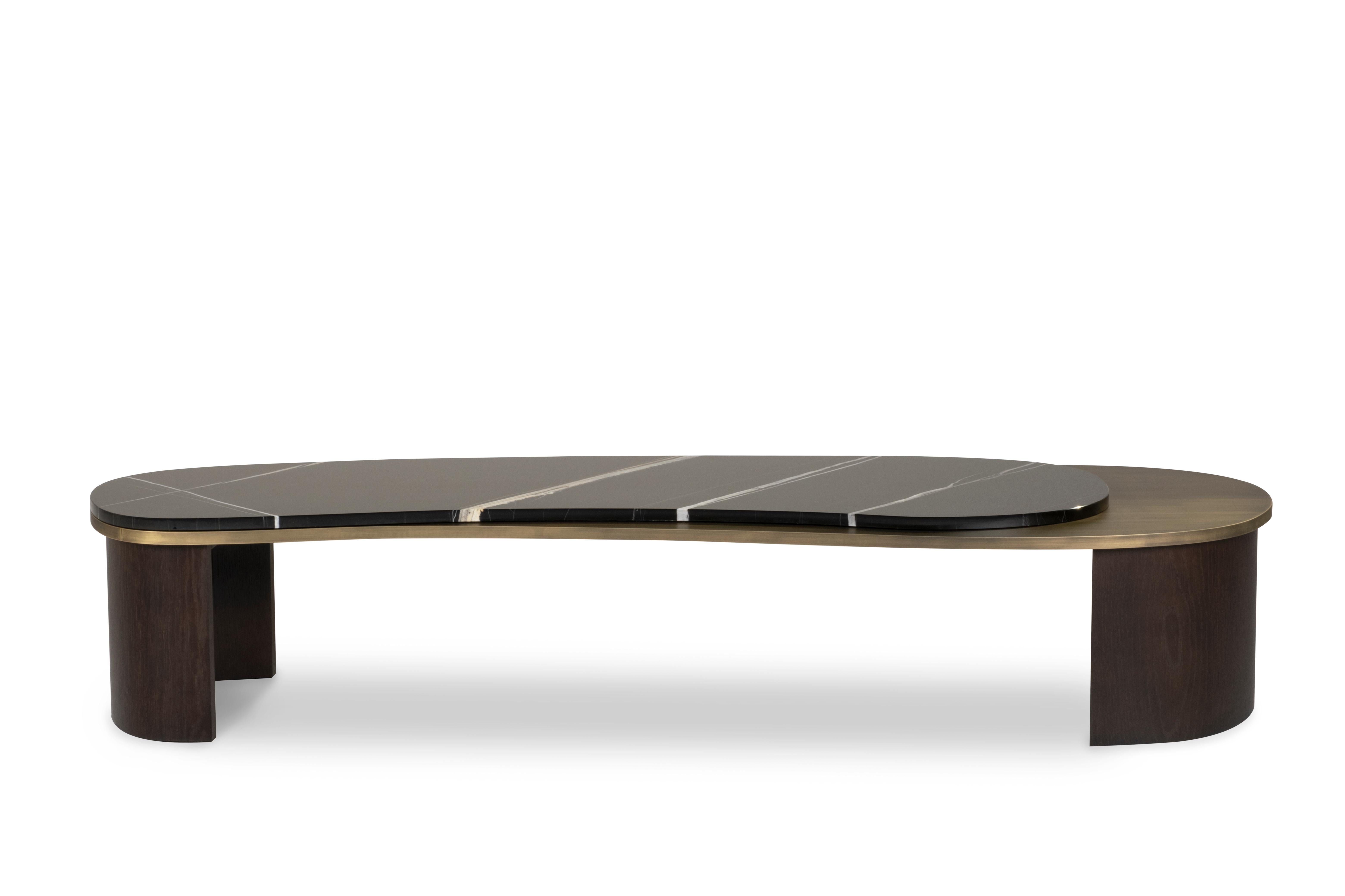 Armona Coffee Table, Contemporary Collection, Handcrafted in Portugal - Europe by Greenapple.

Designed by Rute Martins for the Contemporary Collection, the Armona modern coffee table pays homage to the natural beauty and organic lines of Armona