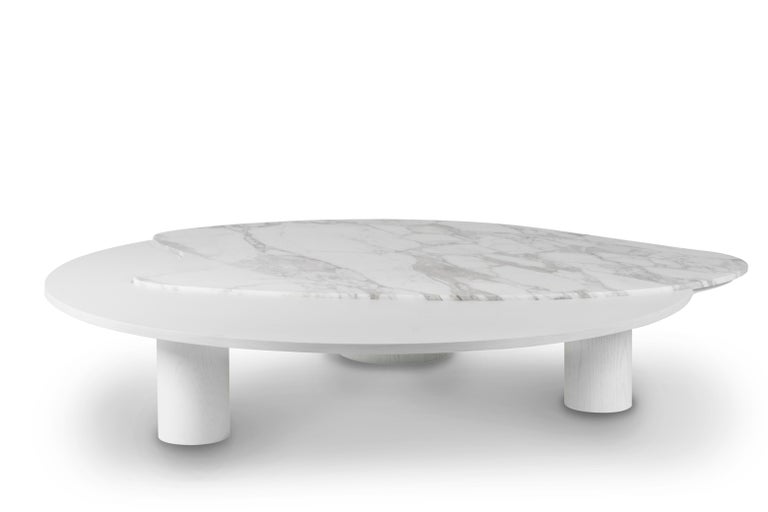 Greenapple Coffee Table, Bordeira Coffee Table, Marble Top, Handmade in Portugal In New Condition For Sale In Cartaxo, PT