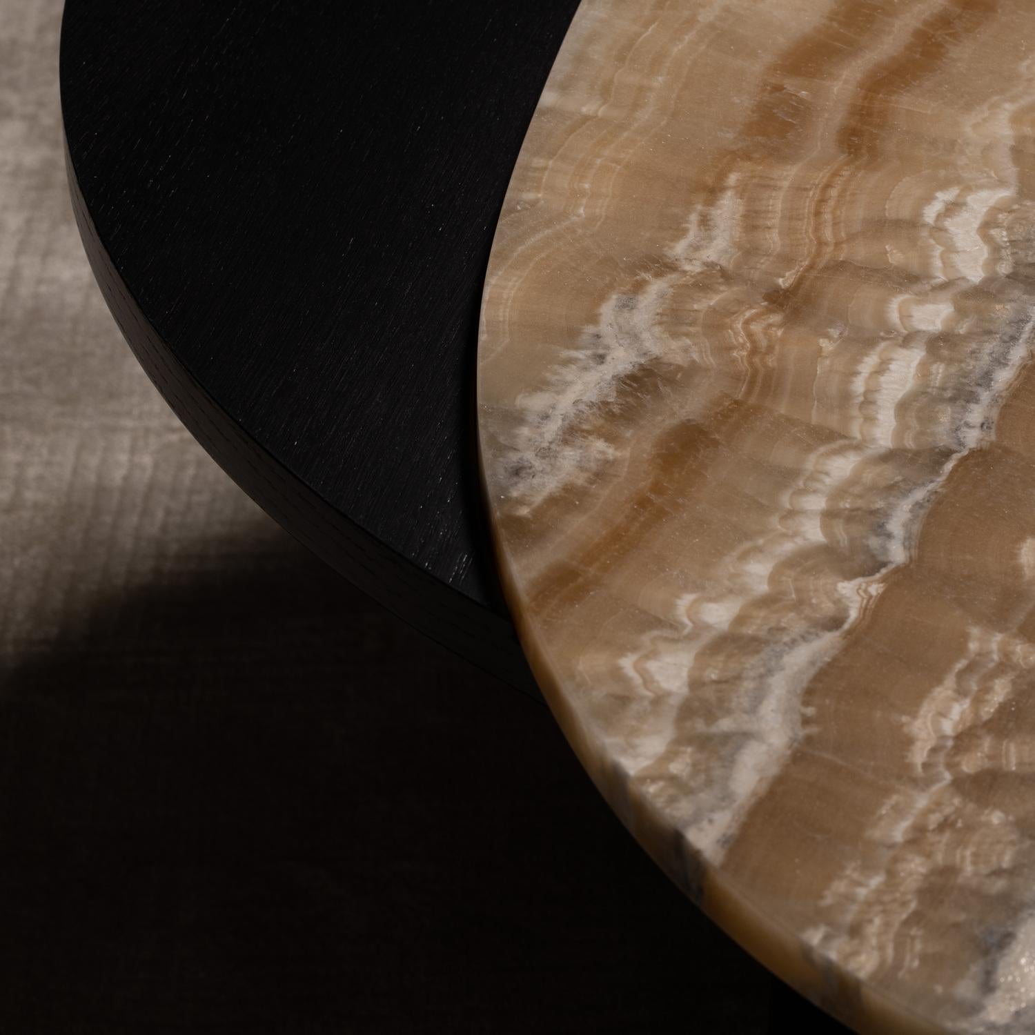 Tables basses Bordeira, onyx, fabriquées à la main au Portugal par Greenapple en vente 2
