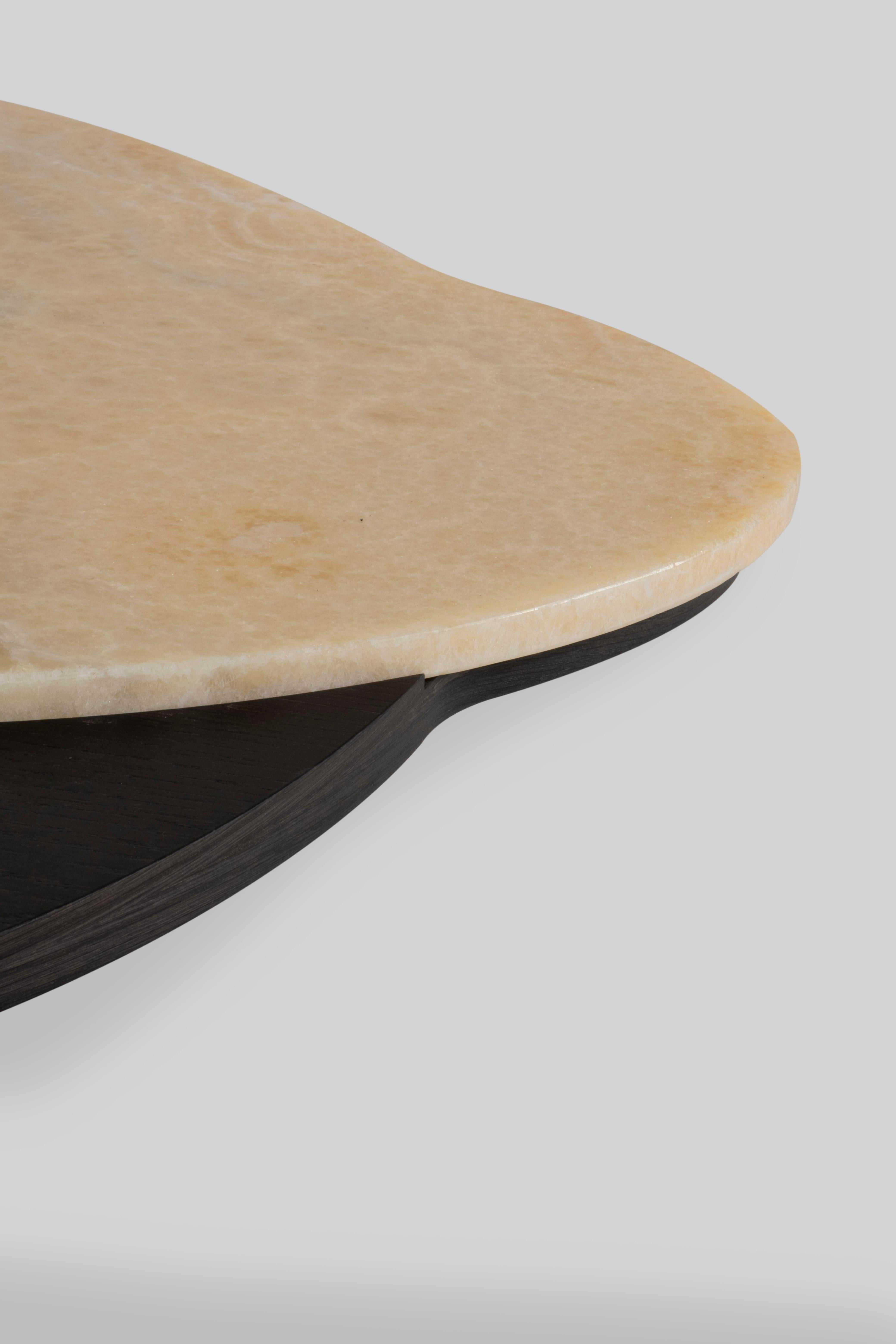 Organic Modern Bordeira Coffee Tables, Onyx, Handmade in Portugal by Greenapple For Sale 3