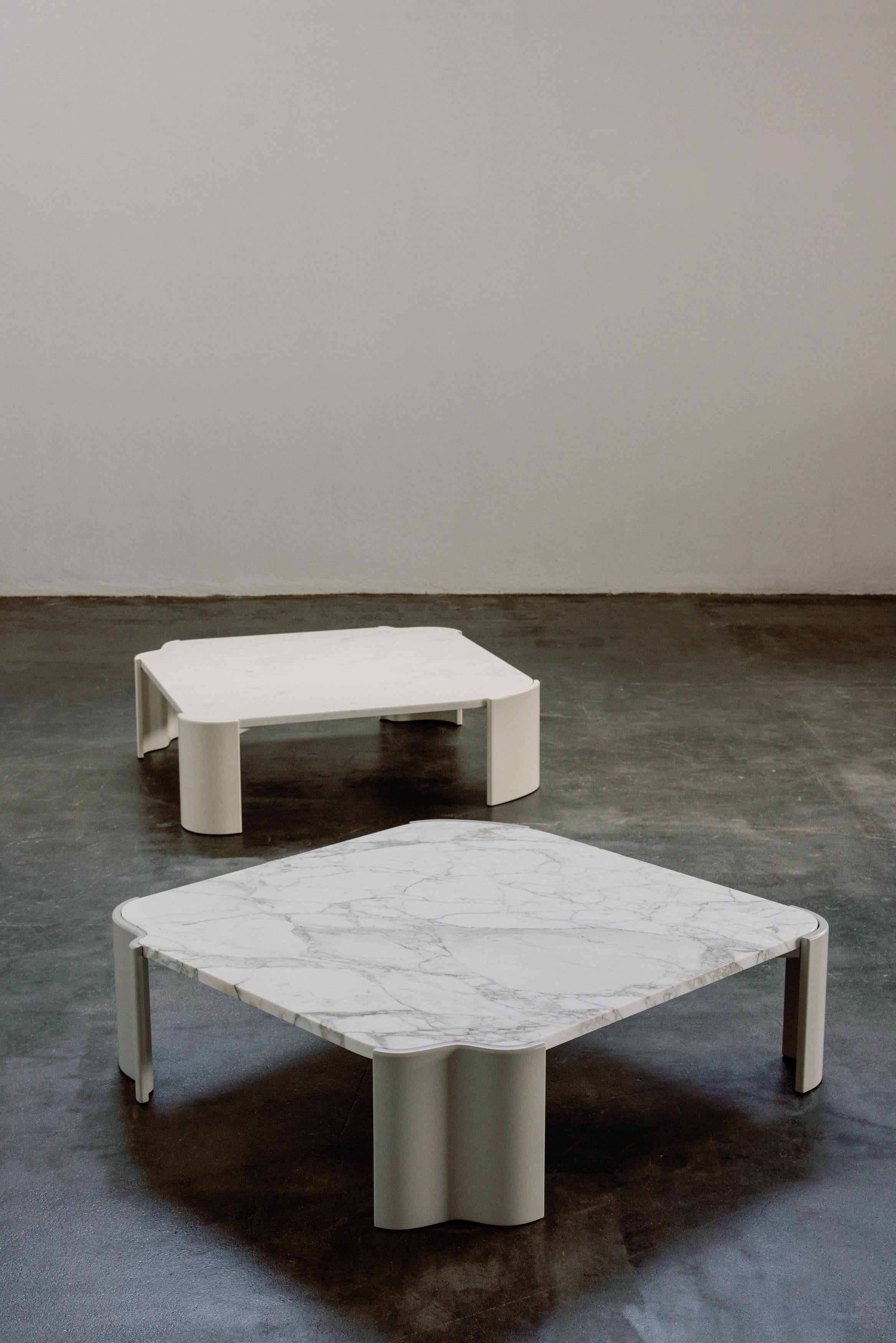 Modern Salemas Coffee Tables Statuary Marble Handmade in Portugal by Greenapple In New Condition For Sale In Lisboa, PT