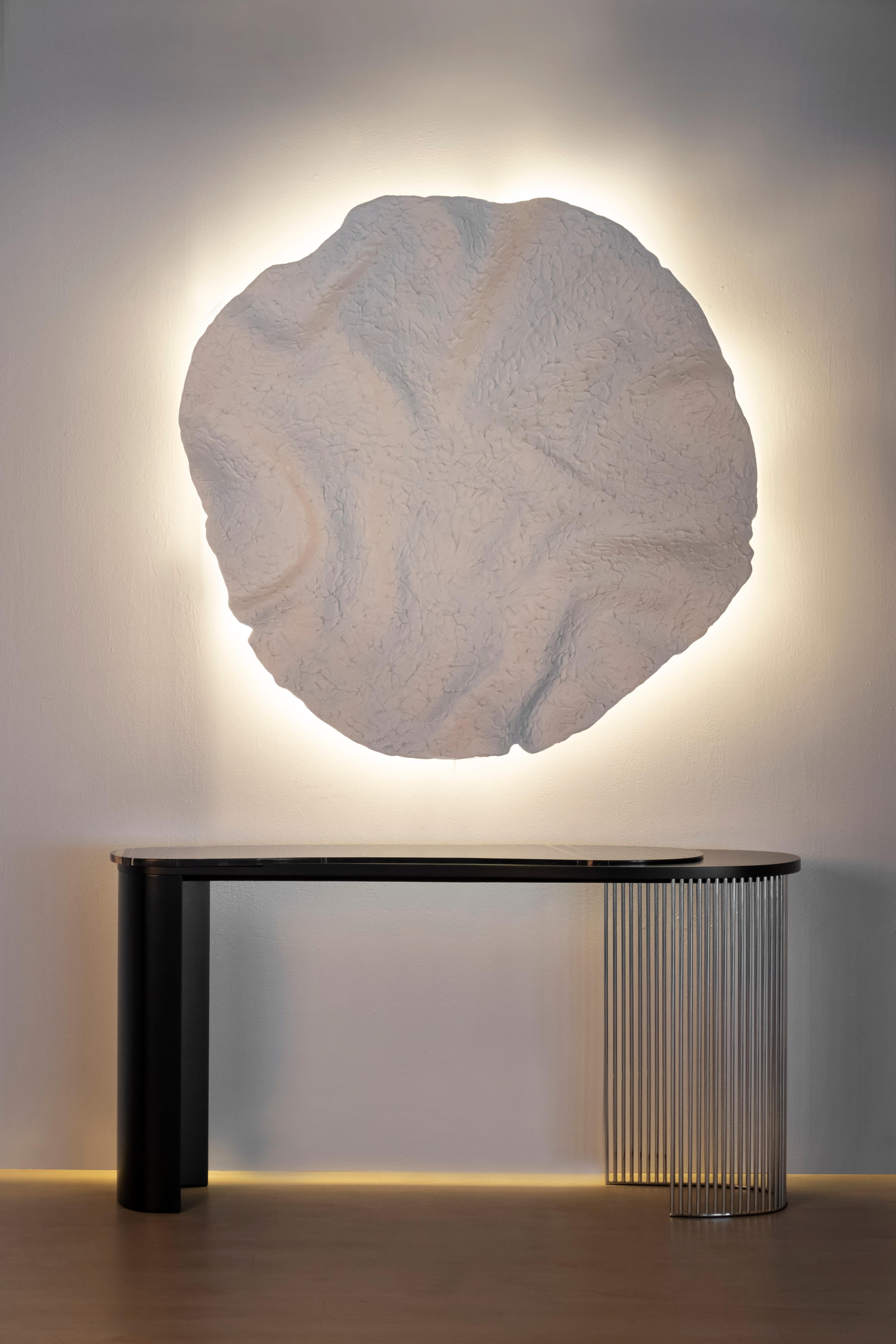 Table console Castelo, marbre Sahara, fabriquée à la main au Portugal par Greenapple en vente 4