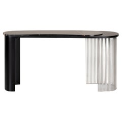Modern Castelo Console Table, Black, Marble, Handmade in Portugal by Greenapple