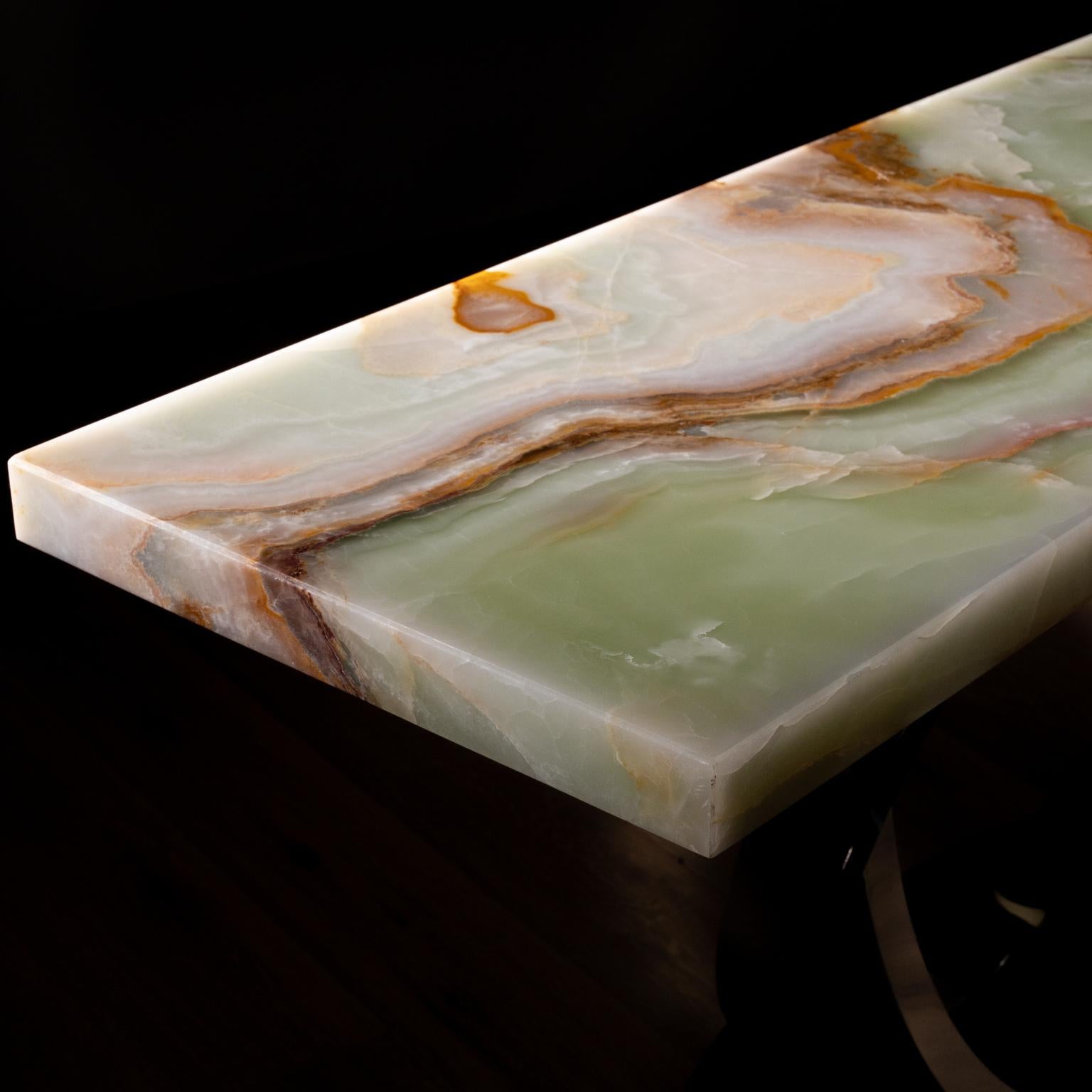Table console Armilar Art Déco, marbre, fabriquée à la main au Portugal par Greenapple en vente 4