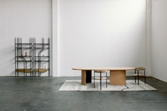 Organic Modern Armona Dining Table, American Oak, Handmade by Greenapple