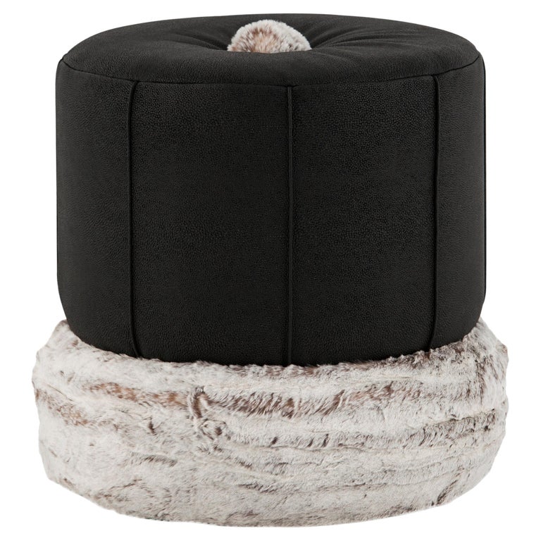 Modern Leather Ottomans and Poufs - 596 For Sale on 1stDibs