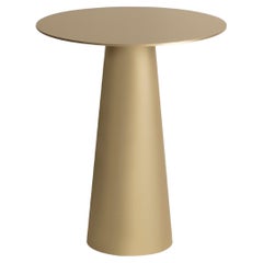 Greenapple Side Table, Side Table Diamant, Champagne Color, Handmade in Portugal