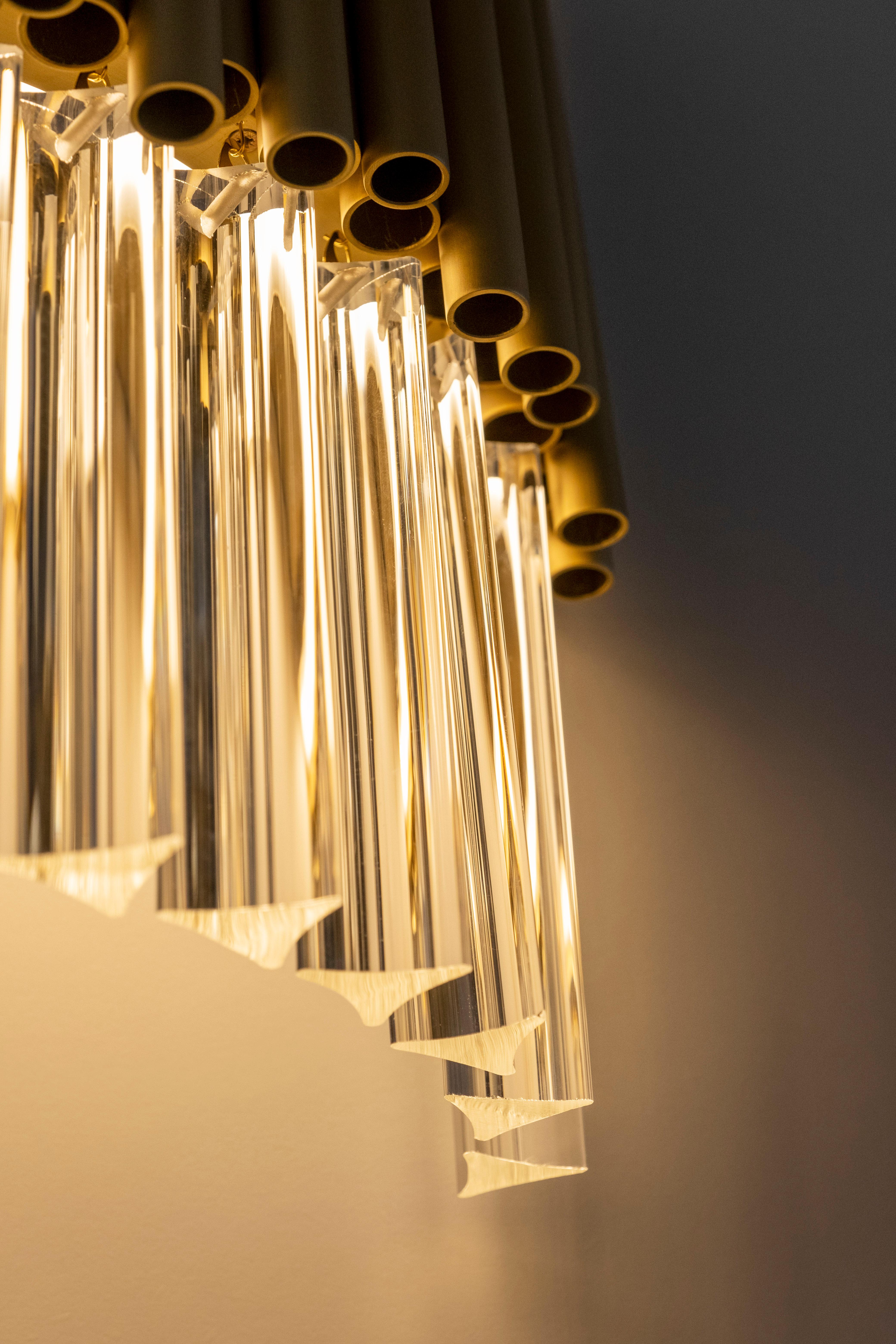 The Moderns Crown Wall Lamp Gold Bronze Brass Handmade in Portugal by Greenapple Neuf - En vente à Lisboa, PT
