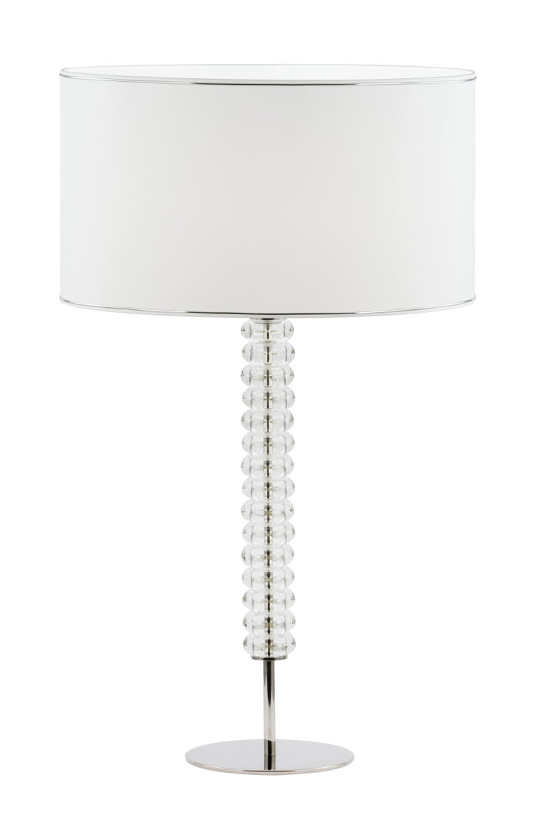 Saldanha table lamp, Modern Collection, Handcrafted in Portugal - Europe by GF Modern.

A luxurious table lamp, Saldanha creates the subliminal ambiance for exceptional living. The clear-glass spheres harmonize the wonderful contrast between the