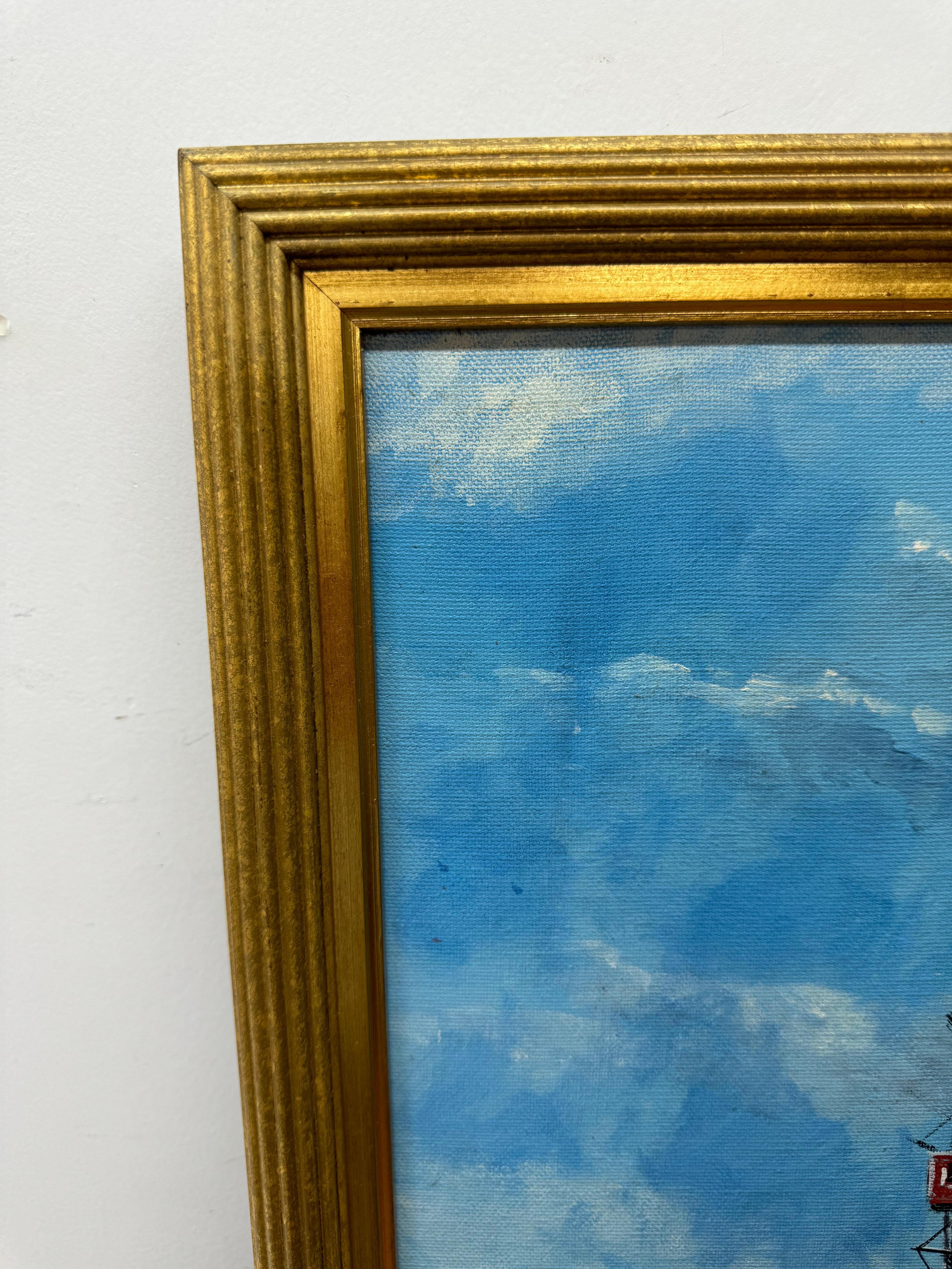 Pair of Berlin & Vienna Landmarks Oil Paintings, 1988 For Sale 9
