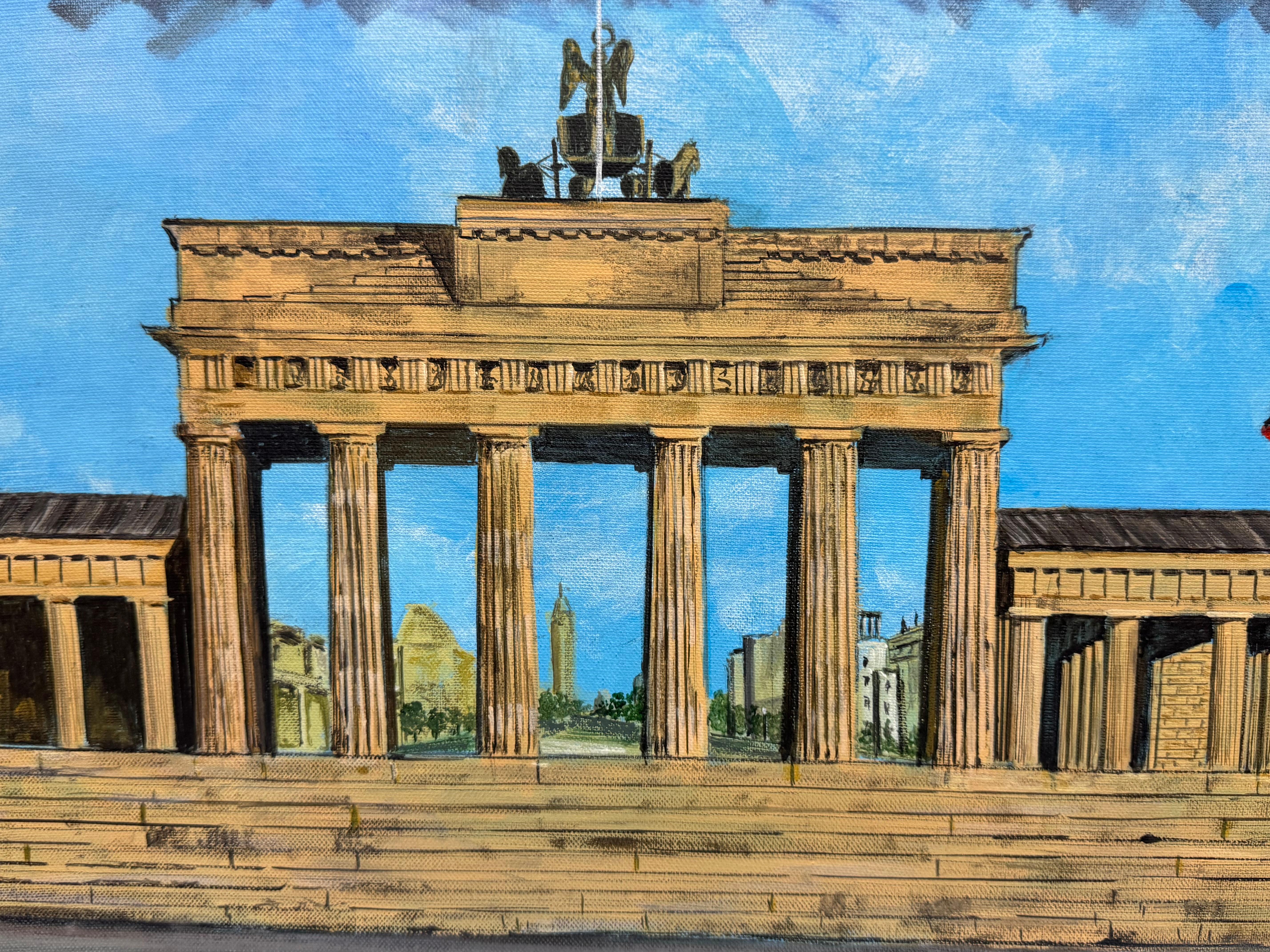 Pair of Berlin & Vienna Landmarks Oil Paintings, 1988

Painted one year before the end of the Berlin Wall. 
Oil on canvas 
Signed, 