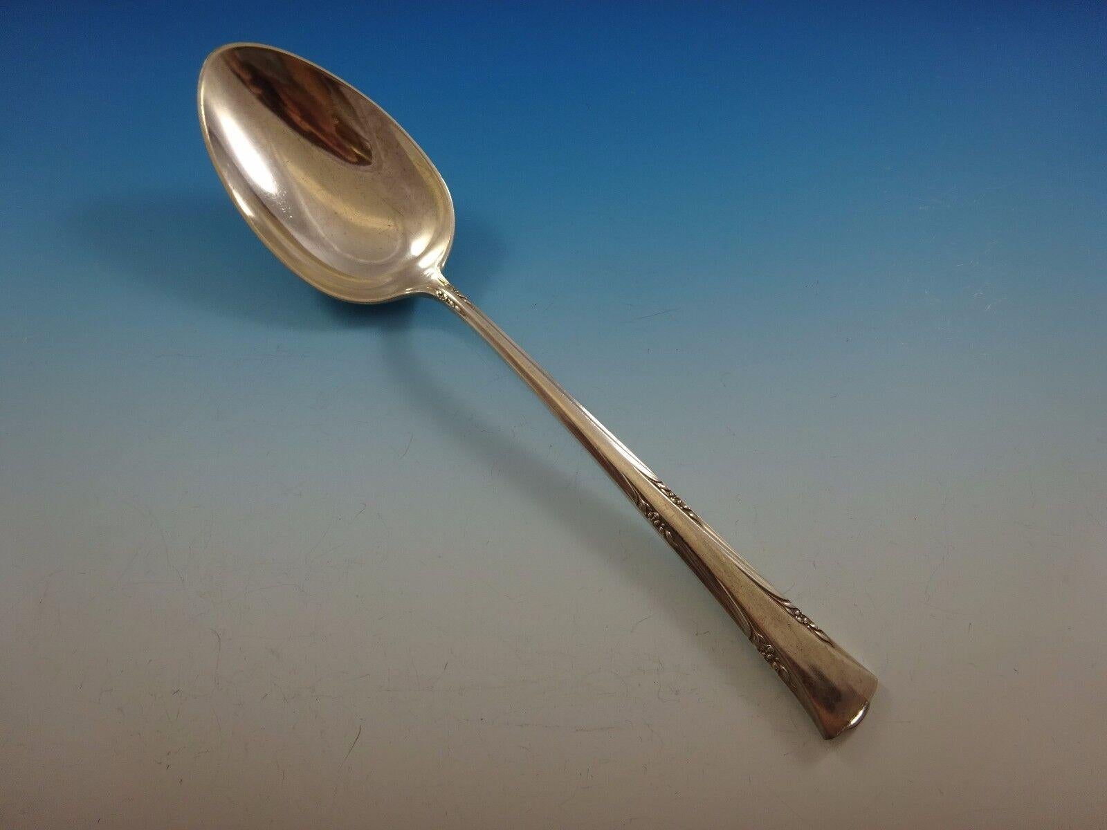 Greenbrier by Gorham Sterling Silver Flatware Service For 6 Set 27 Pieces For Sale 2