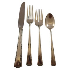 Greenbrier by Gorham Cubiertos de Plata de Ley Servicio Para 6 Set 27 Piezas