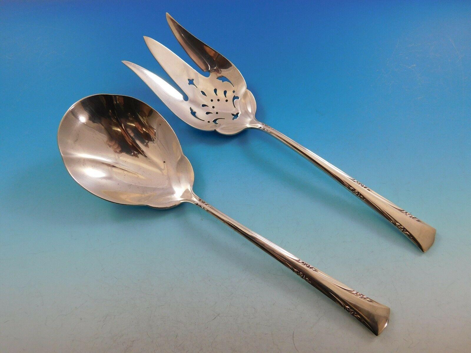Greenbrier by Gorham Sterling Silver Flatware Set for 12 Service 124 Pieces For Sale 6