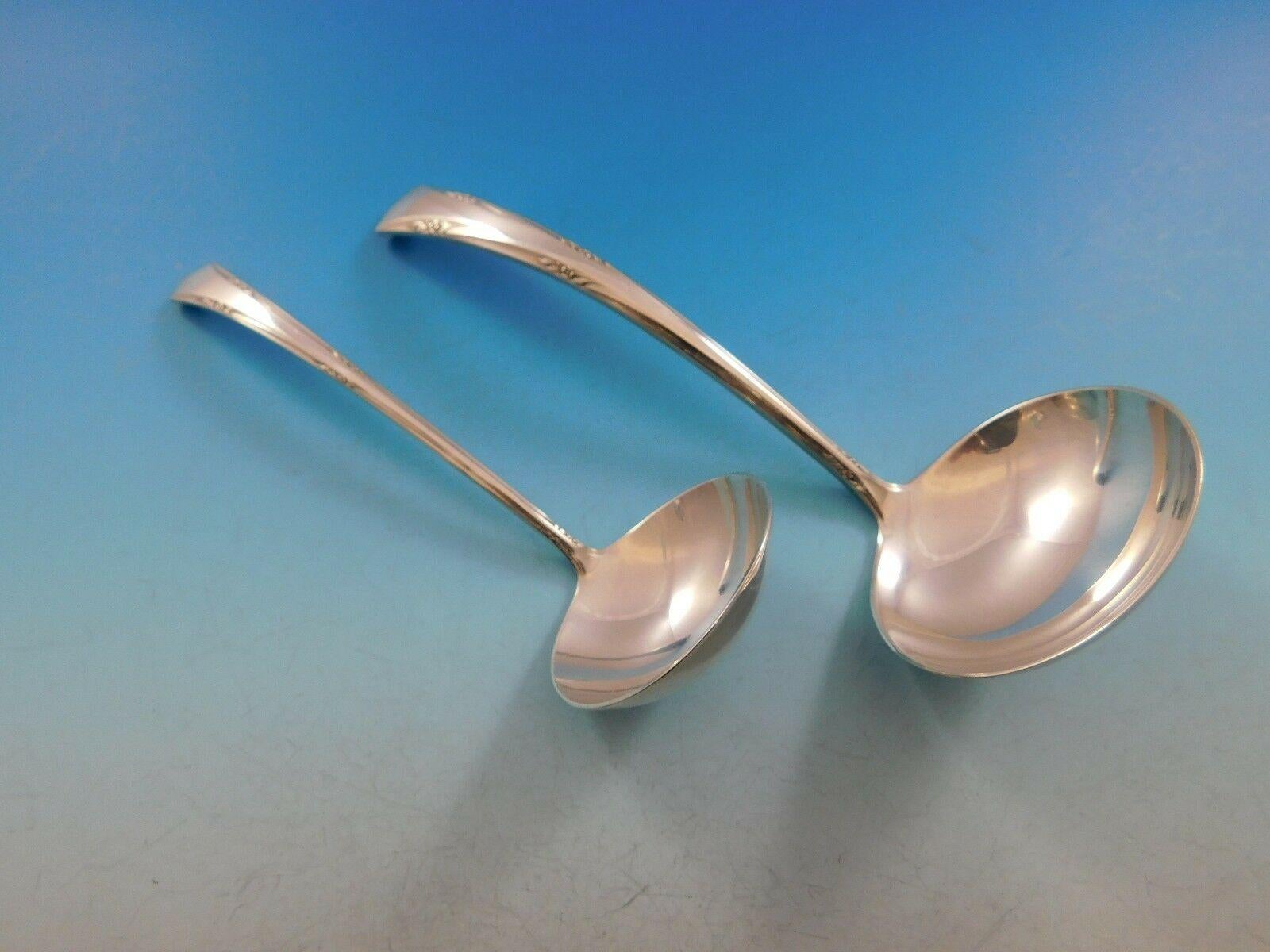Greenbrier by Gorham Sterling Silver Flatware Set for 12 Service 124 Pieces For Sale 5