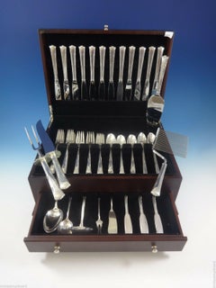 Greenbrier by Gorham Sterling Silver Flatware Set for 12 Service 81 Pieces