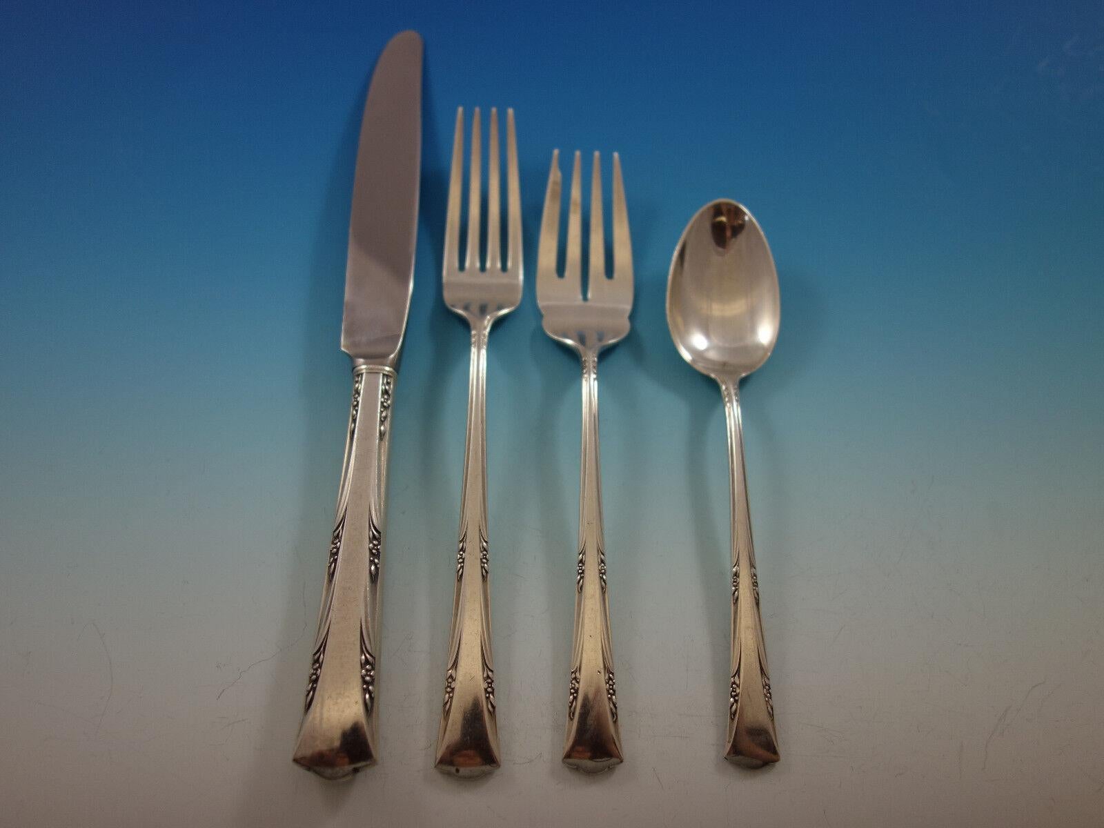 Greenbrier by Gorham Sterling Silver Flatware Set for 8 Service 40 pieces For Sale 1