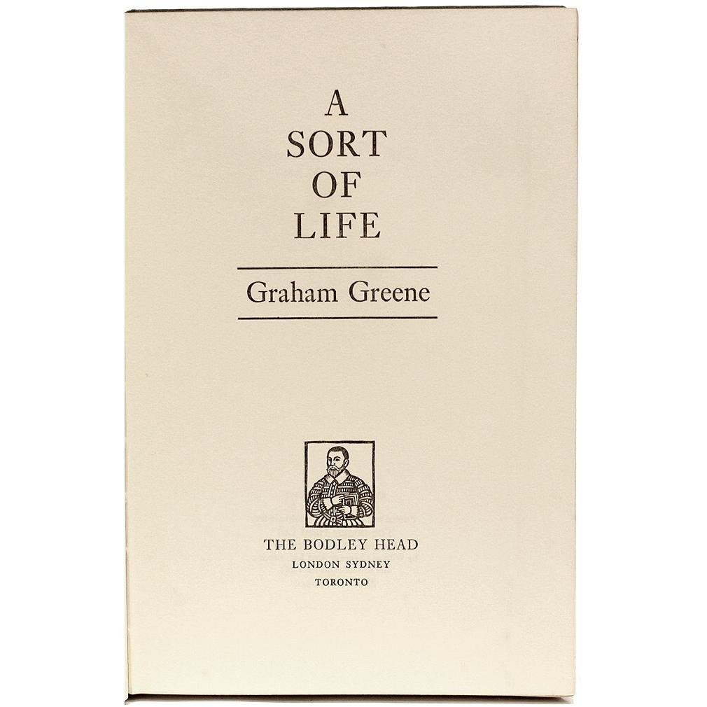 Greene, Graham - a Sort of Life - First Edition - Presentation Copy For Sale 1
