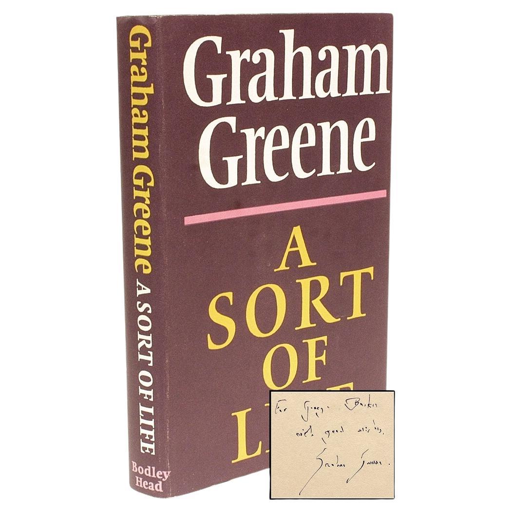 Greene, Graham – eine Art von Leben – Erstausgabe – Präsentationskopie im Angebot