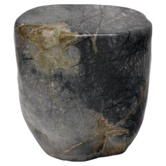 Greenery Meditation Stone Side Table