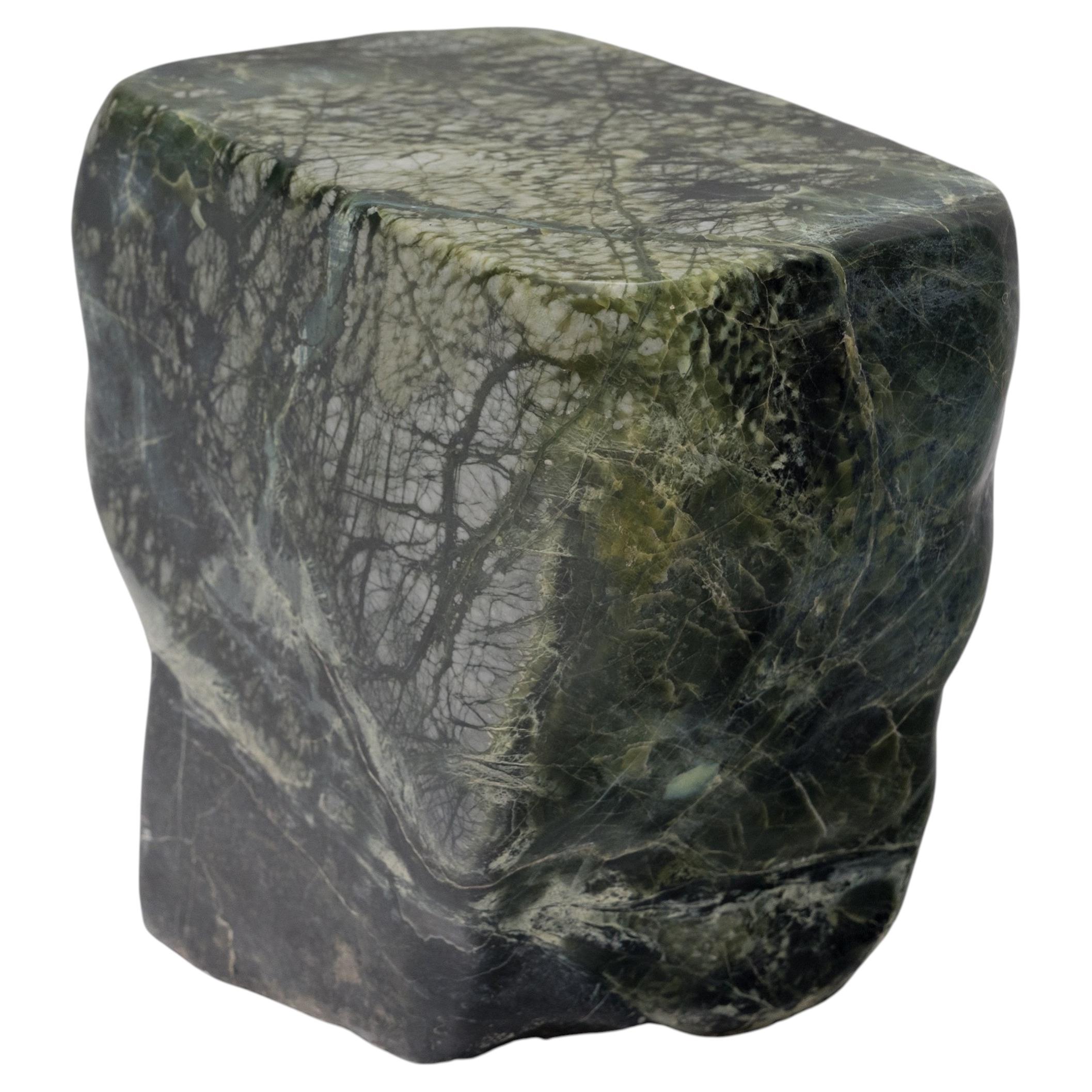 Greenery Meditation Stone Side Table