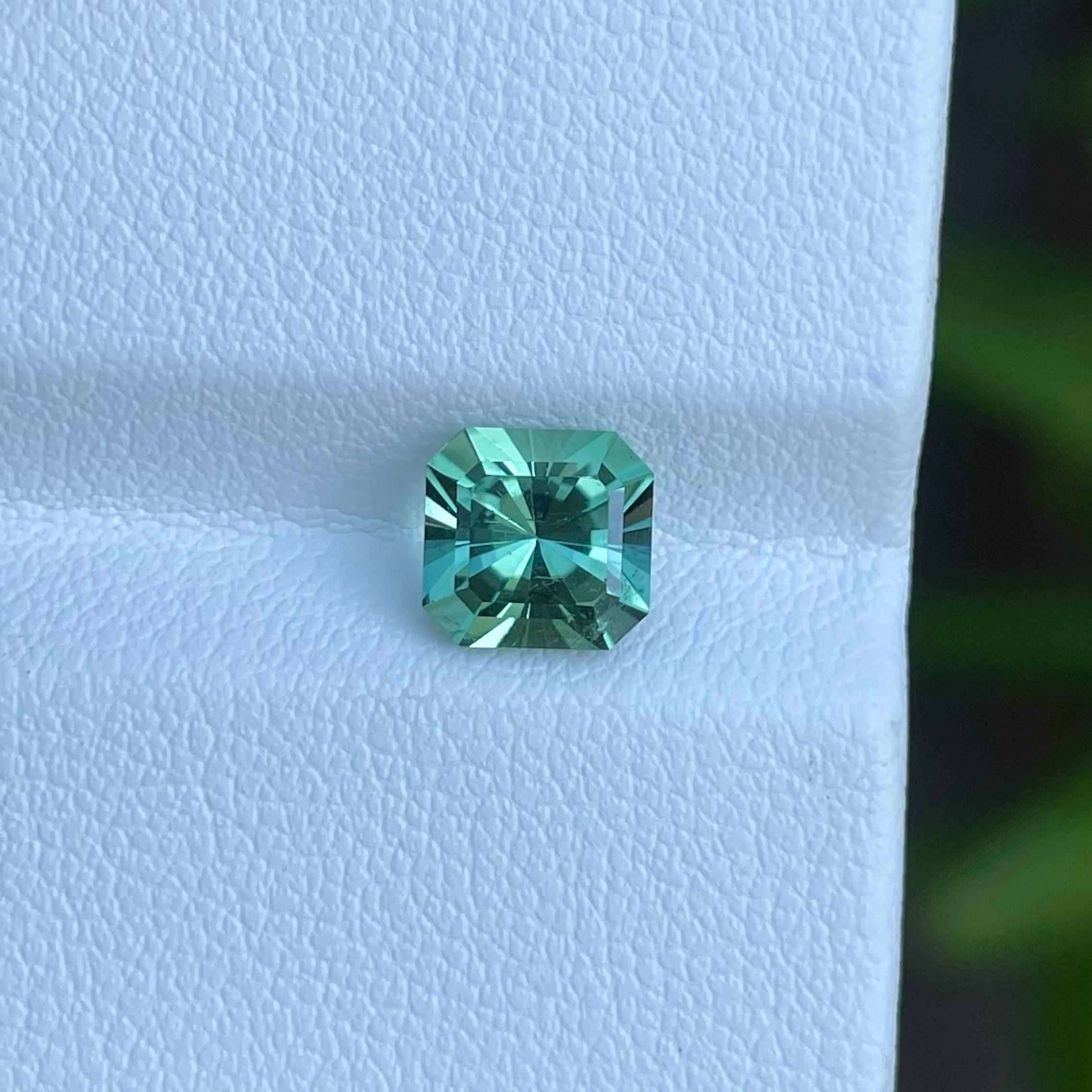 Greenish Blue Fancy Cut Tourmaline Gem, Available For Sale At Wholesale Price Natural High Quality 1.65 Carats SI Clarity Untreated Tourmaline From Afghanistan.

Product Information:
GEMSTONE TYPE:	Greenish Blue Fancy Cut Tourmaline Gem
WEIGHT:	1.65