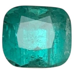 Grünlich blauer natürlicher Turmalin 3,22 Karat Cushion-Schliff Loser Edelstein für Ring