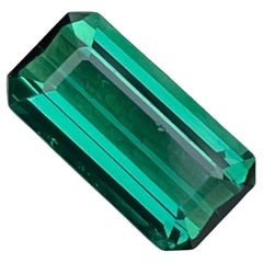 Greenish Blue Tourmaline 2.70 carats Emerald Cut Natural Afghani Loose Gemstone