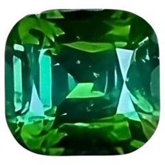 Greenish Blue Tourmaline Stone 1.90 Carats Step Cushion Cut Afghan Gemstone