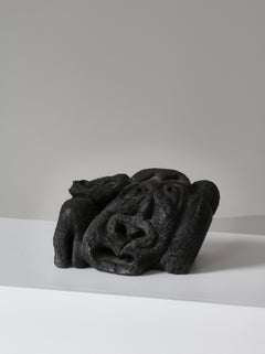 Greenlandic Inuit "Tupilak" Folk Art Sculpture in Carved Soap Stone, circa 1950