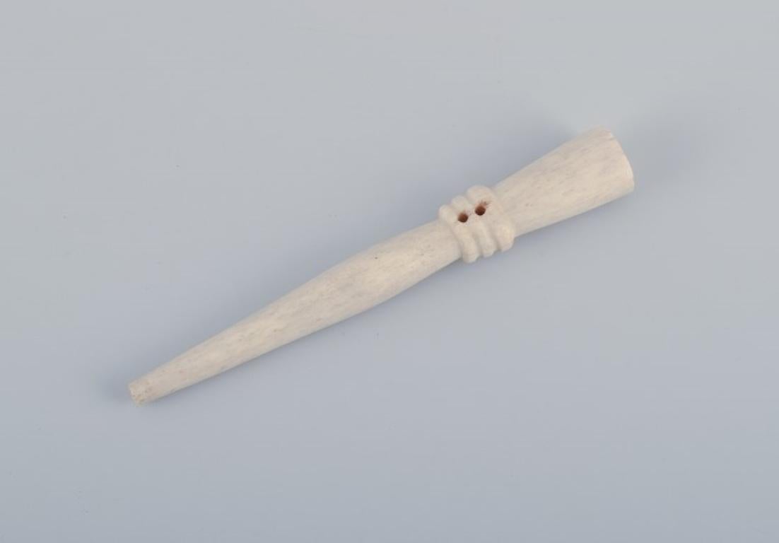 Late 20th Century Greenlandica, collection of seven various bone tools For Sale