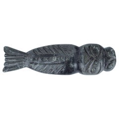 Groenlandia, Figura de una foca tallada en piedra jabón, hacia los años 1960-1970