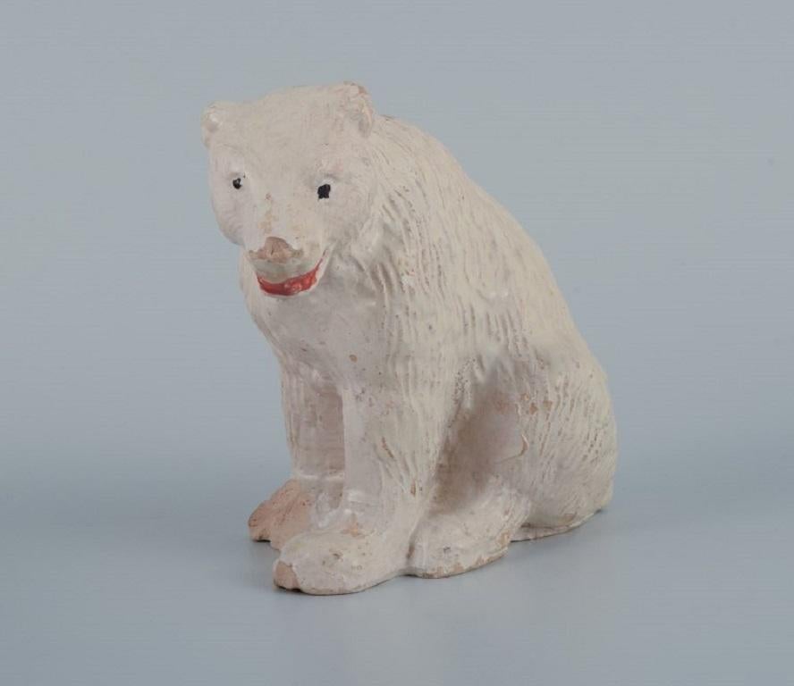 Greenlandica, Five Figures, Polar Bear, Seal and Three Inuits, Mid-20th Century For Sale 2