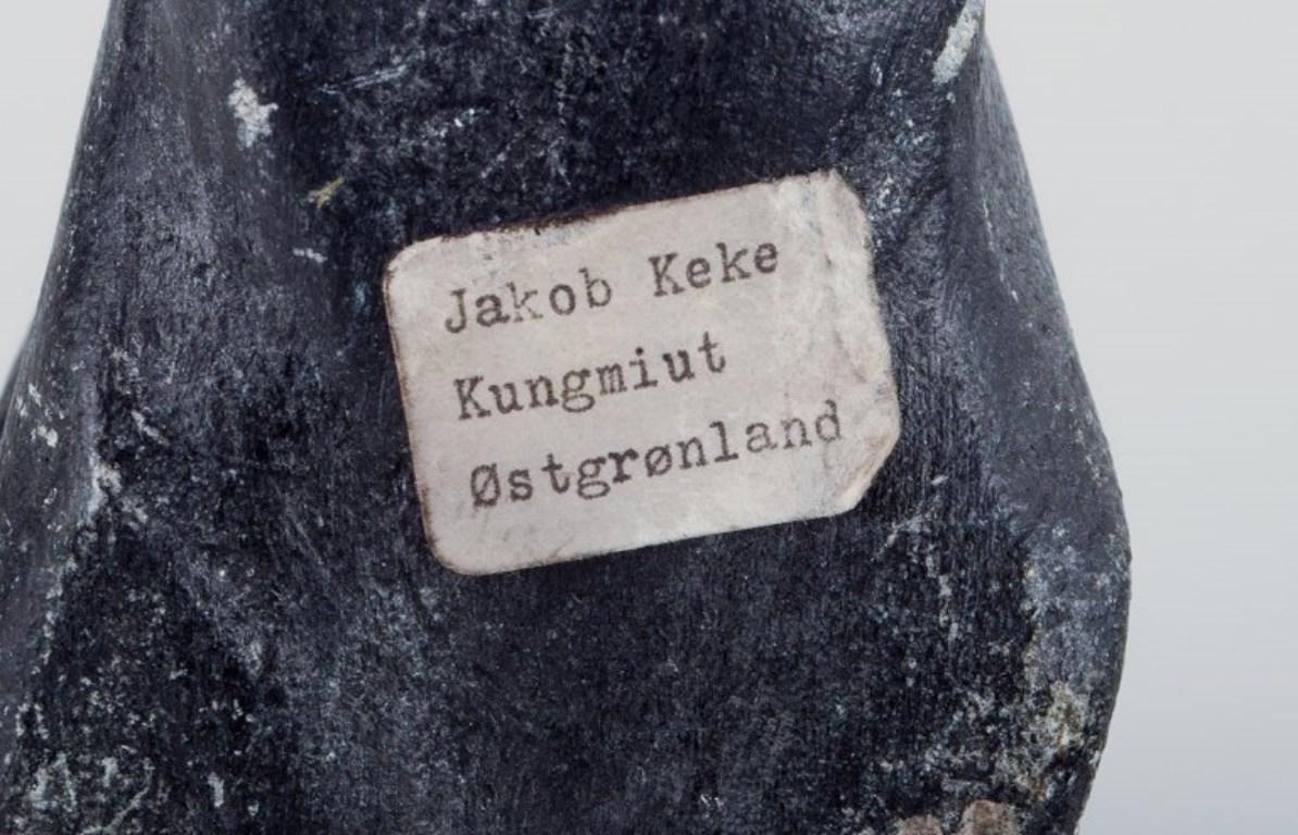 Greenlandica, Jakob Keke. Sculpture in soapstone. For Sale 1