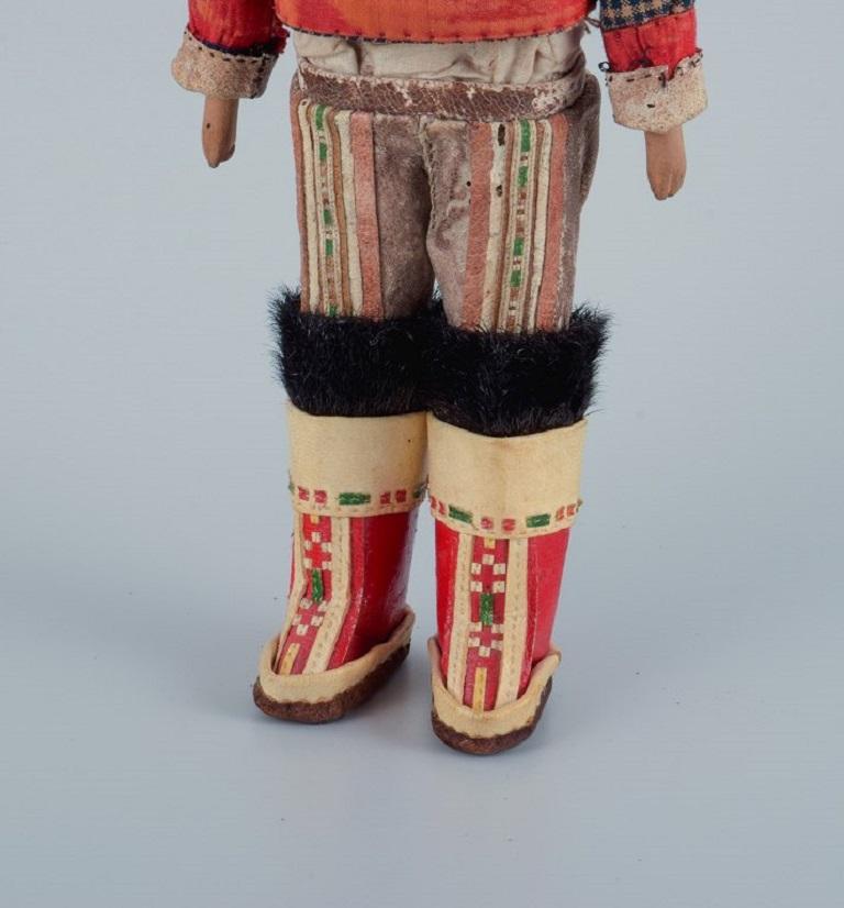 Mid-20th Century Greenlandica, Woman Wearing Greenlandic Dress, Approx, 1960s/70s For Sale
