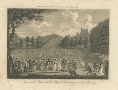 Greenwich Park and the Royal Observatory on Easter Monday, 1804