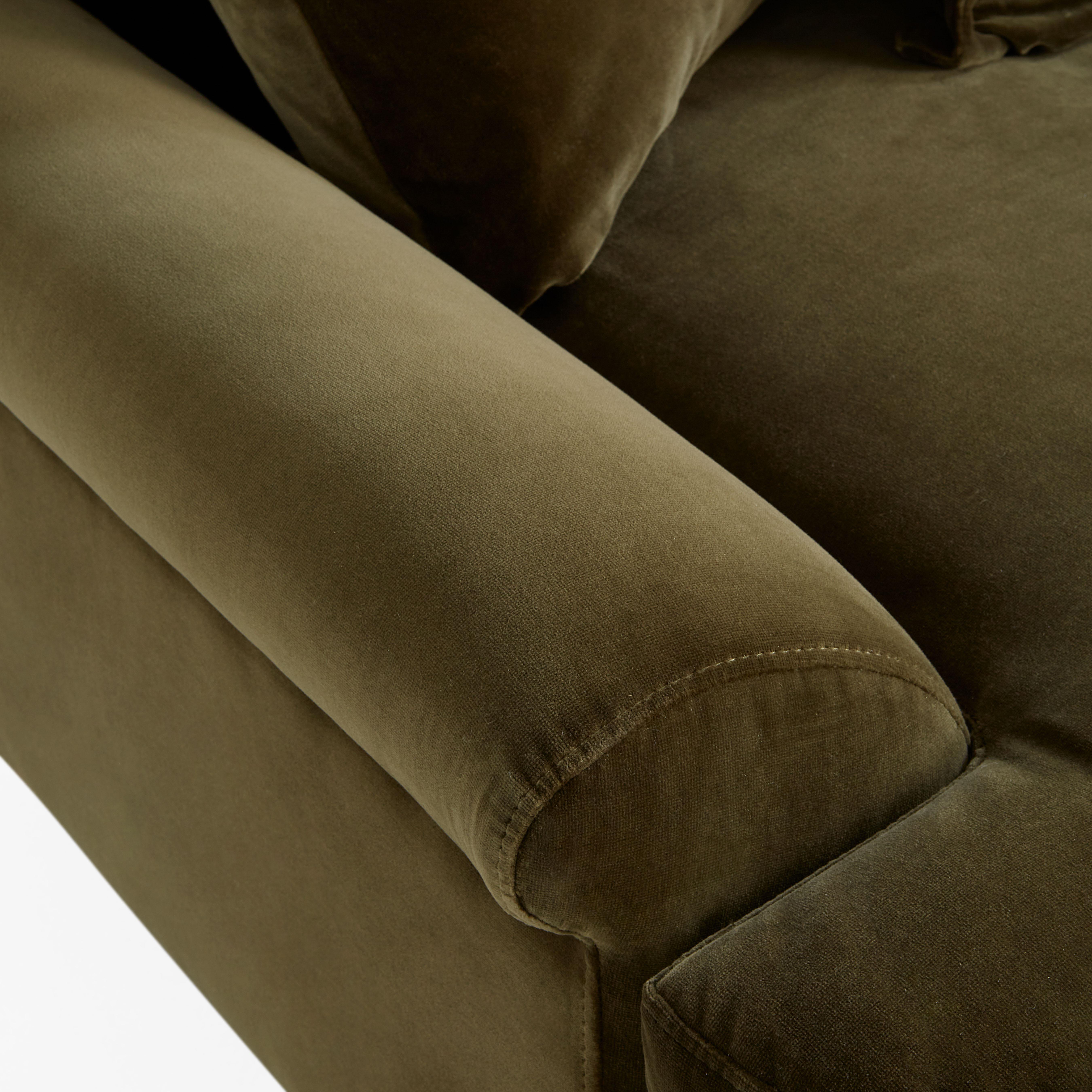 XXIe siècle et contemporain Canapé Greenwich Sage Velvet en vente