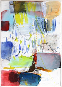 Evening Shade - Framed Soft Colorful Original Painting